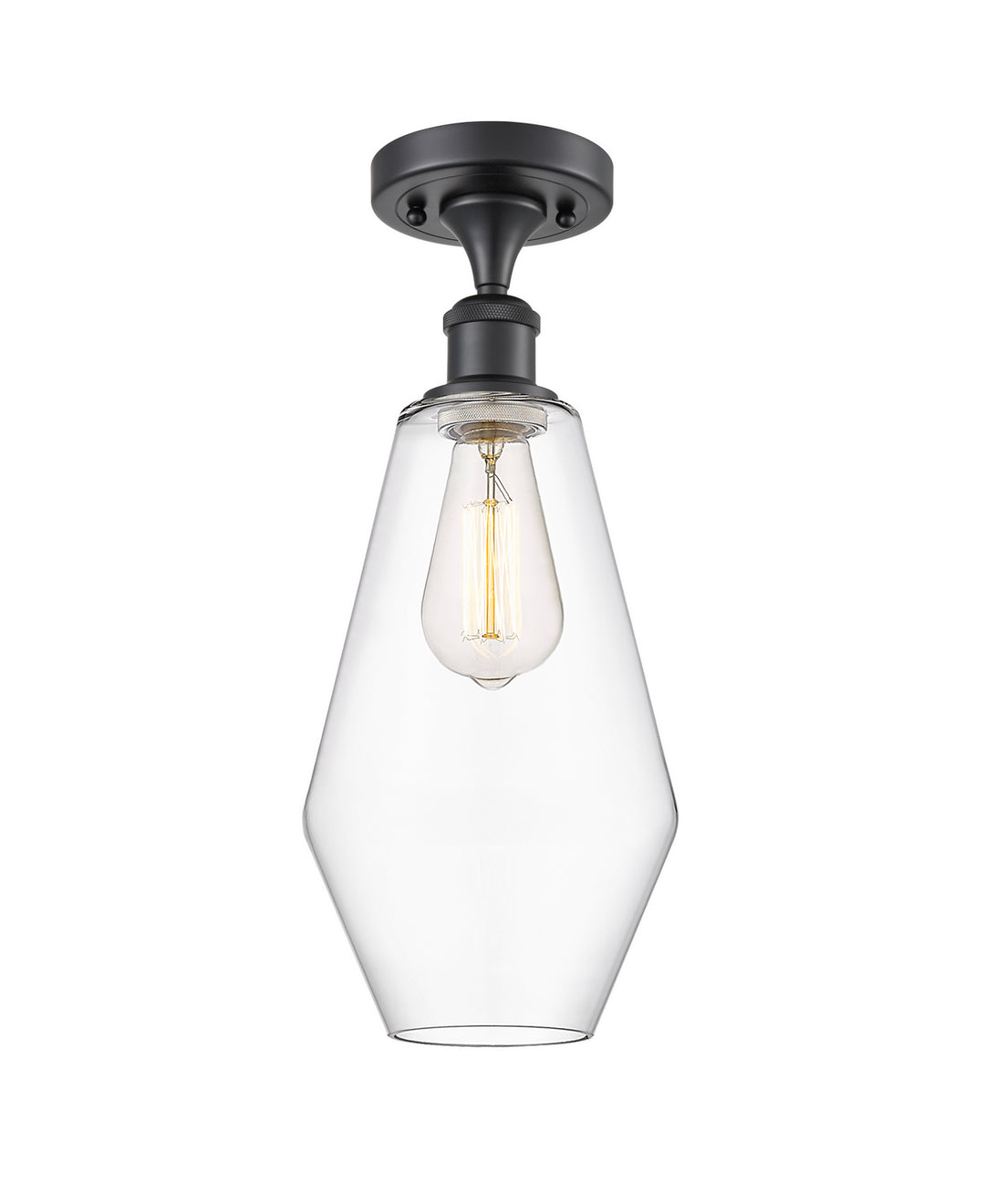 Innovations Ballston 516-1C-BK-G652-7 Ceiling Light - Matte Black