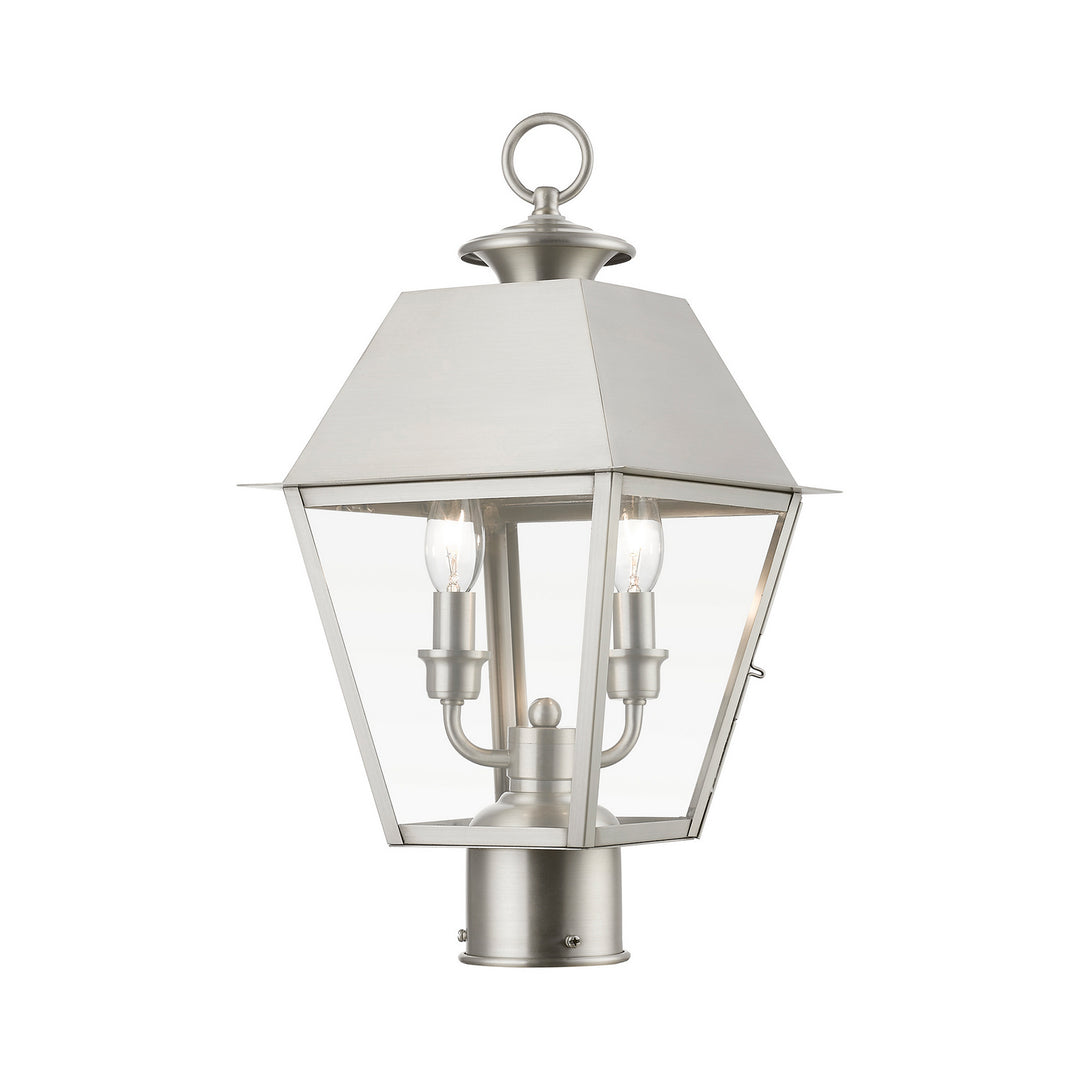Livex Lighting 27216-91  Wentworth Outdoor Brushed Nickel