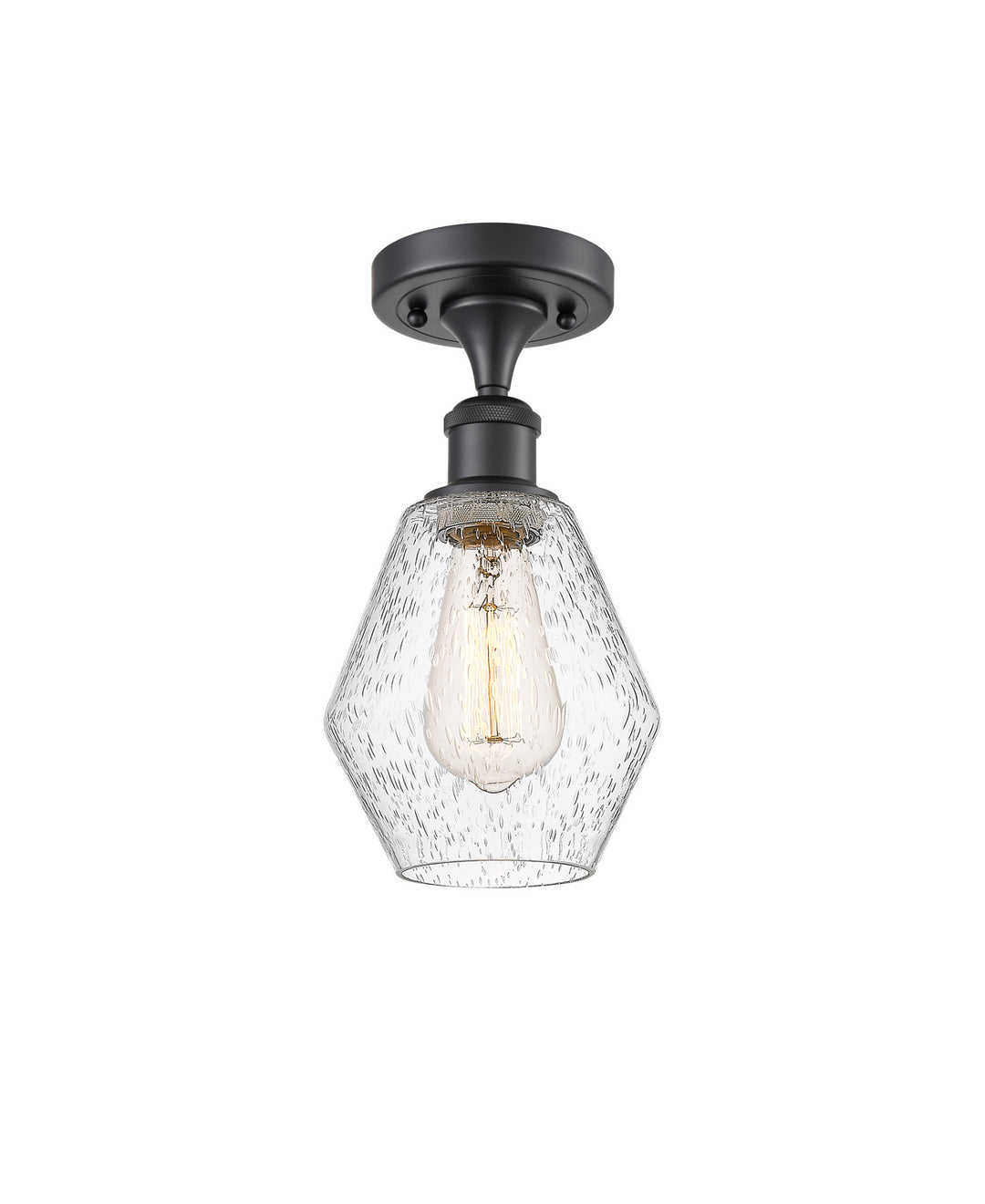 Innovations Ballston 516-1C-BK-G654-6-LED Ceiling Light - Matte Black