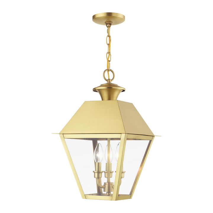 Livex Lighting 27220-08  Wentworth Outdoor Natural Brass
