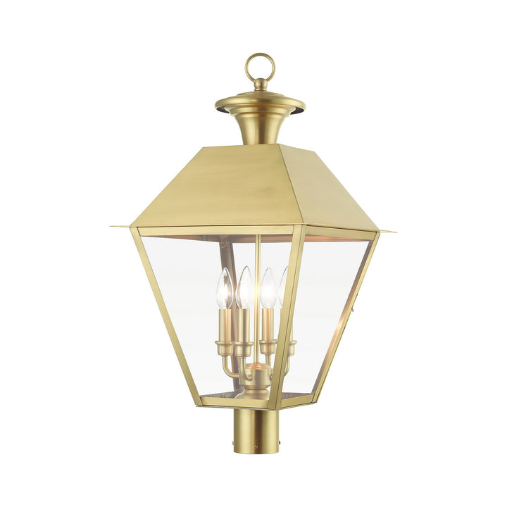 Livex Lighting 27223-08  Wentworth Outdoor Natural Brass