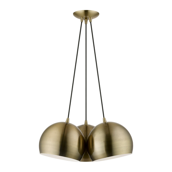 Livex Piedmont 40803-01 Pendant Light - Antique Brass
