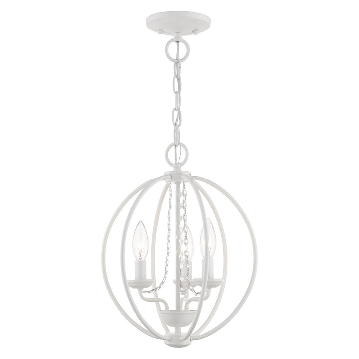 Livex Arabella 40913-03 Chandelier Light - White