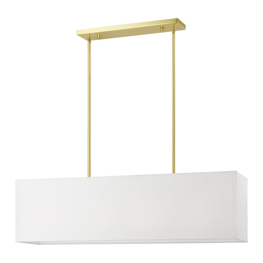 Livex Summit 41155-12 Pendant Light - Satin Brass