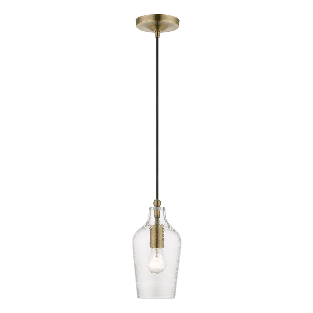 Livex Avery 41240-01 Pendant Light - Antique Brass