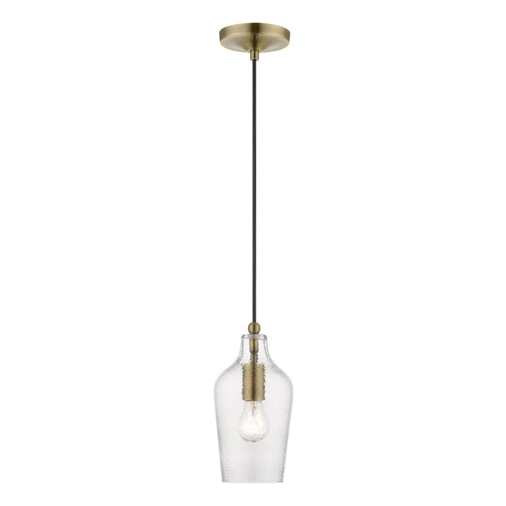 Livex Avery 41240-01 Pendant Light - Antique Brass