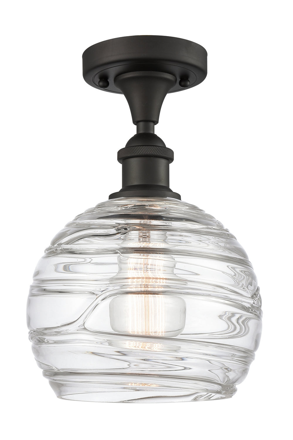 Innovations Ballston 516-1C-OB-G1213-8 Ceiling Light - Oil Rubbed Bronze
