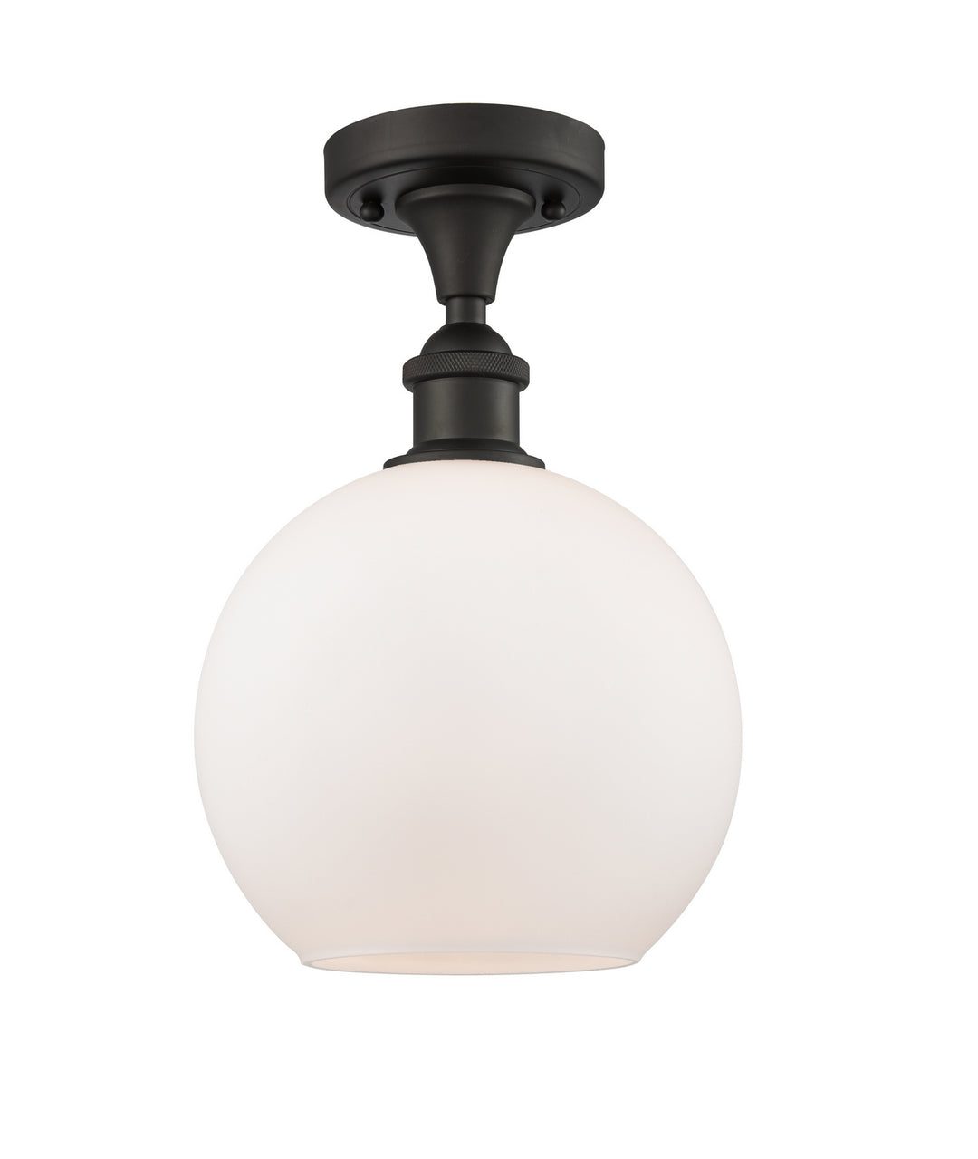 Innovations Ballston 516-1C-OB-G121-8-LED Ceiling Light - Oil Rubbed Bronze