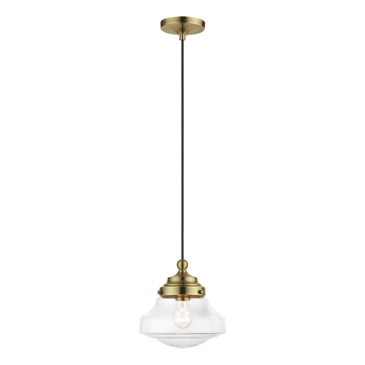 Livex Avondale 41293-01 Pendant Light - Antique Brass