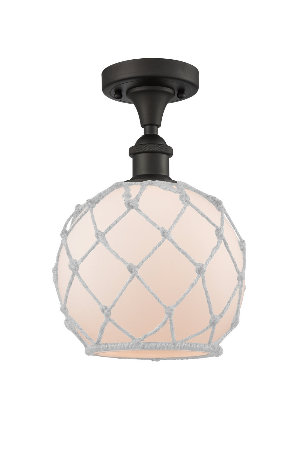 Innovations Ballston 516-1C-OB-G121-8RW Ceiling Light - Oil Rubbed Bronze