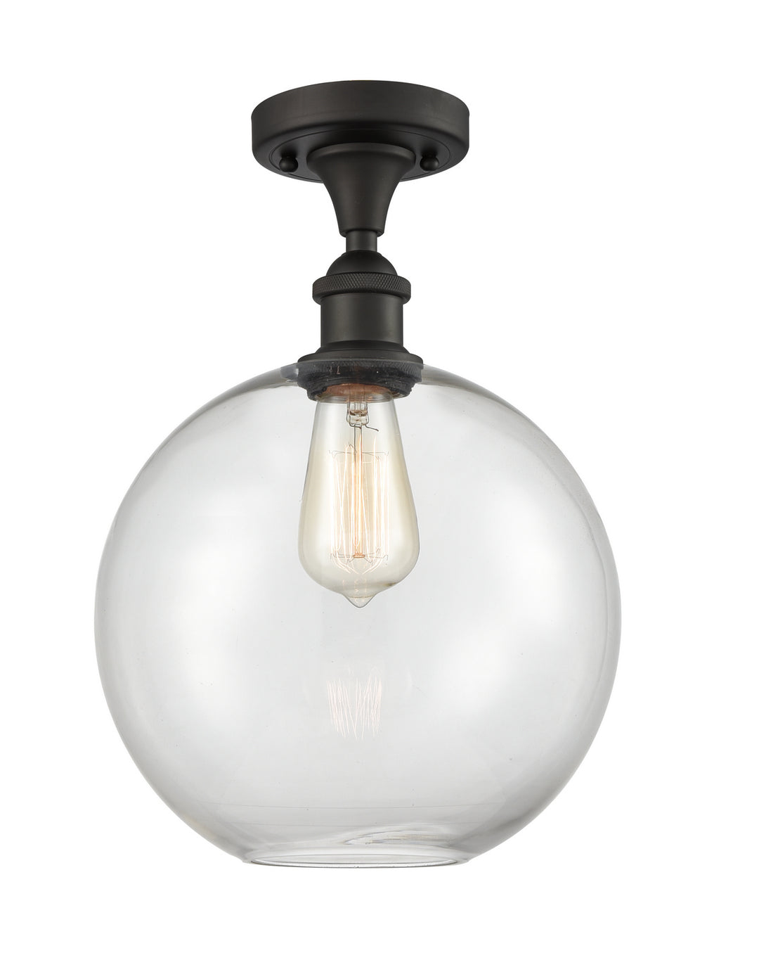 Innovations Ballston 516-1C-OB-G122-10-LED Ceiling Light - Oil Rubbed Bronze