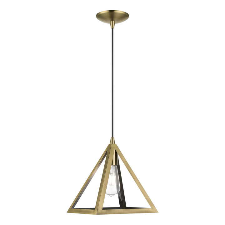 Livex Pinnacle 41329-01 Pendant Light - Antique Brass