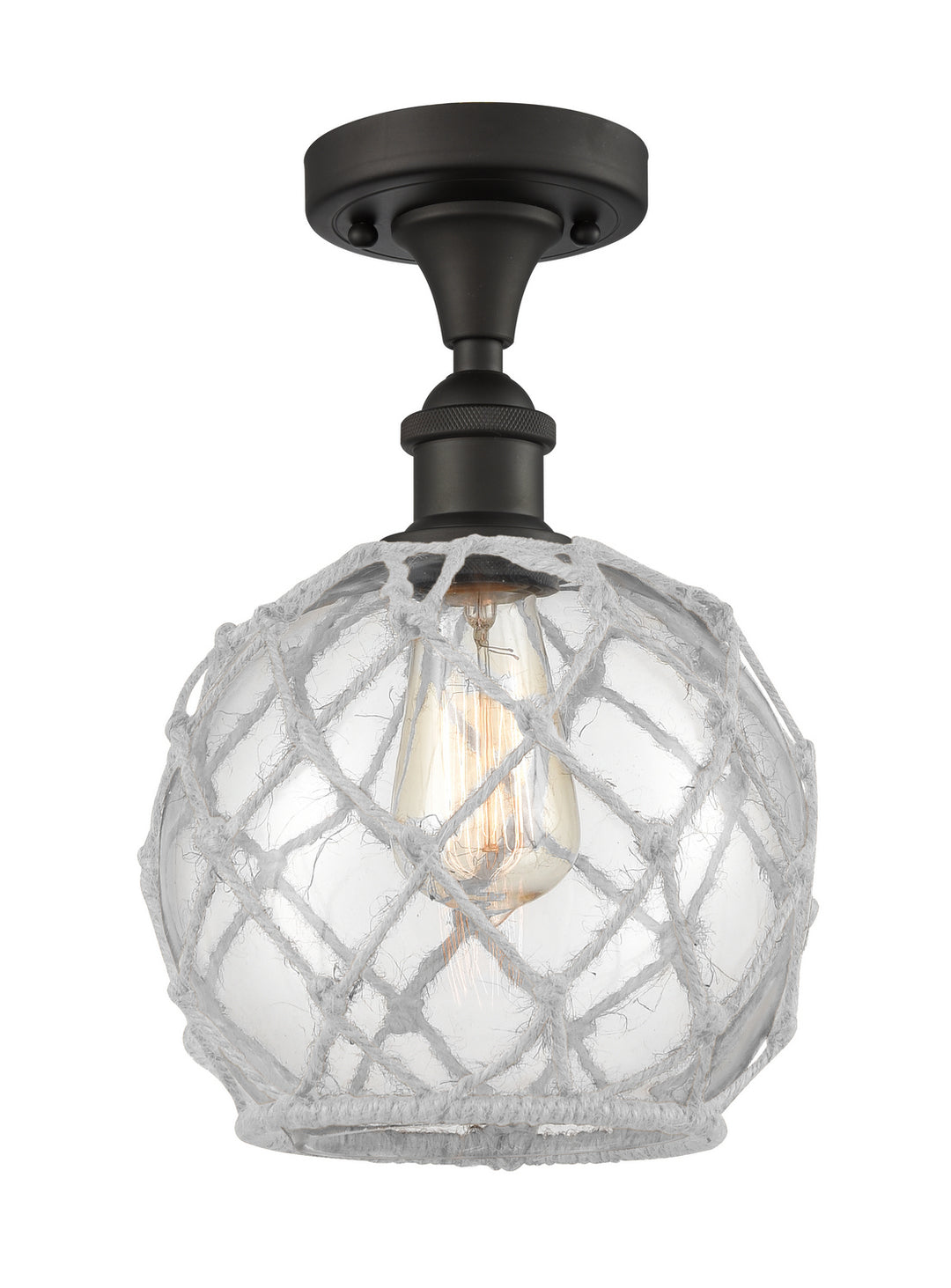 Innovations Ballston 516-1C-OB-G122-8RW Ceiling Light - Oil Rubbed Bronze