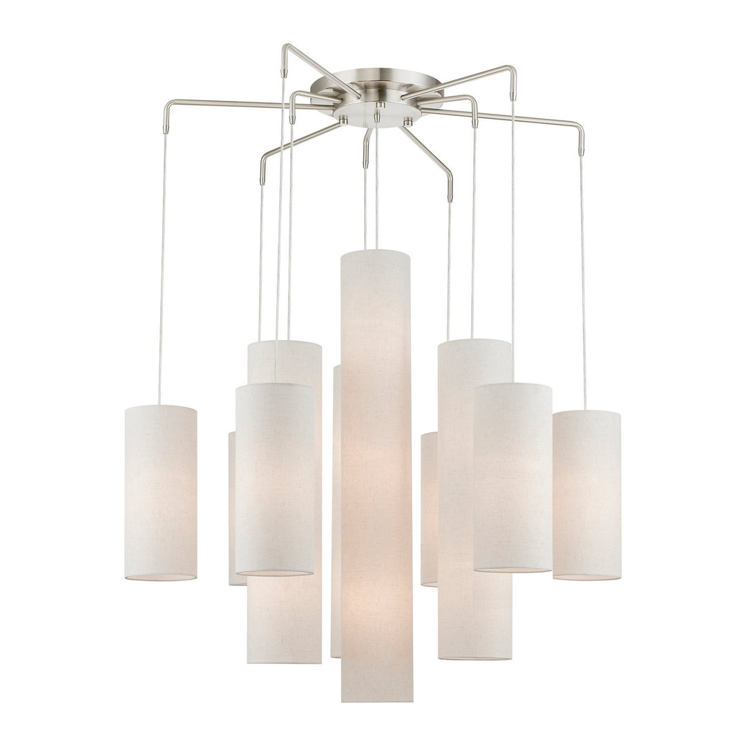 Livex Strathmore 42657-91 Chandelier Light - Brushed Nickel