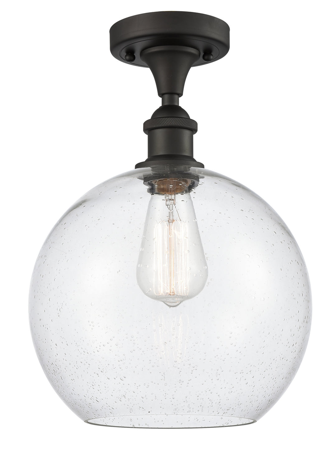 Innovations Ballston 516-1C-OB-G124-10-LED Ceiling Light - Oil Rubbed Bronze