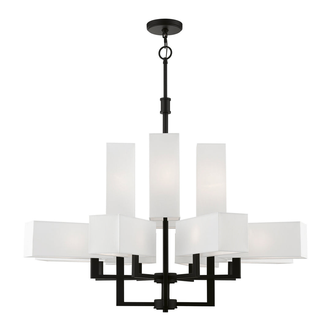 Livex Rubix 42679-04 Chandelier Light - Black