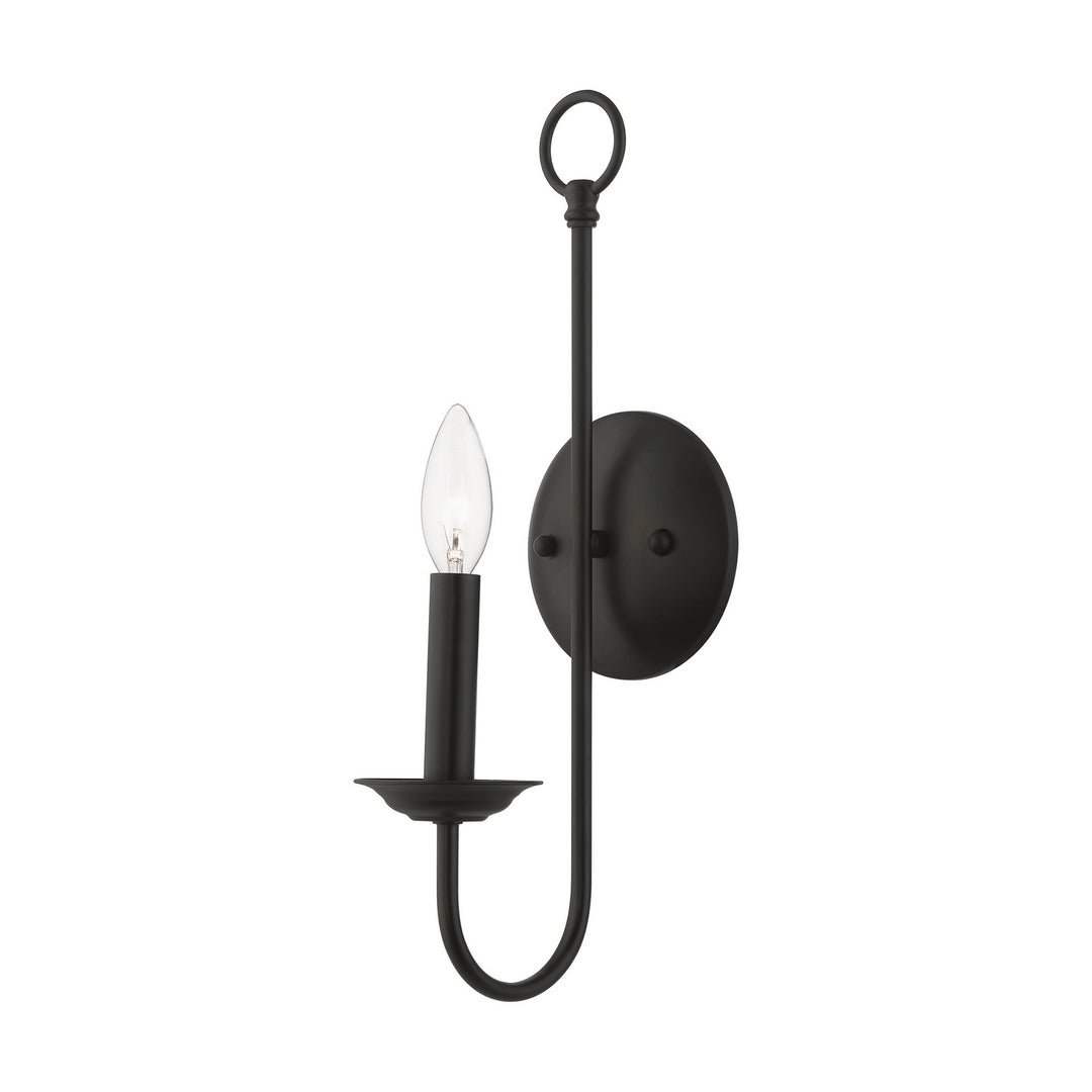 Livex Estate 42681-04 Wall Sconce Light - Black