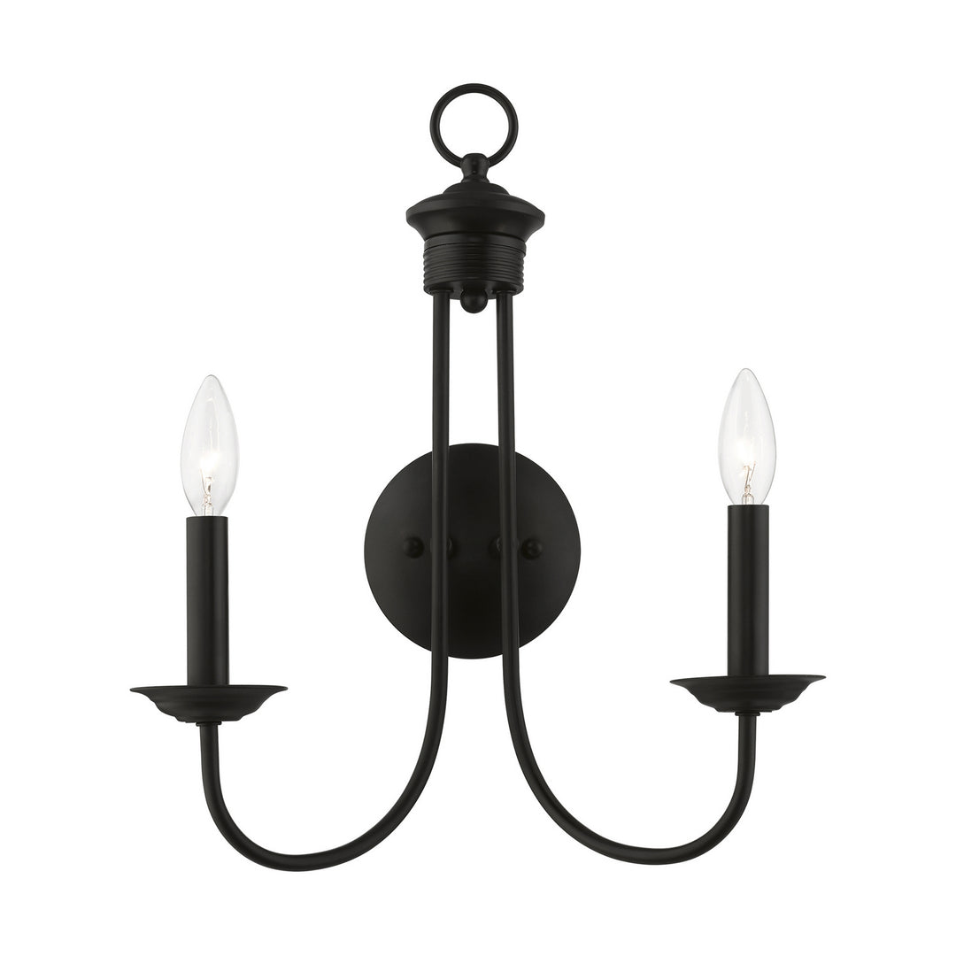 Livex Estate 42682-04 Wall Sconce Light - Black