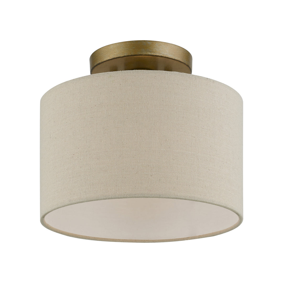 Livex Burnett 45422-48 Ceiling Light - Antique Gold Leaf