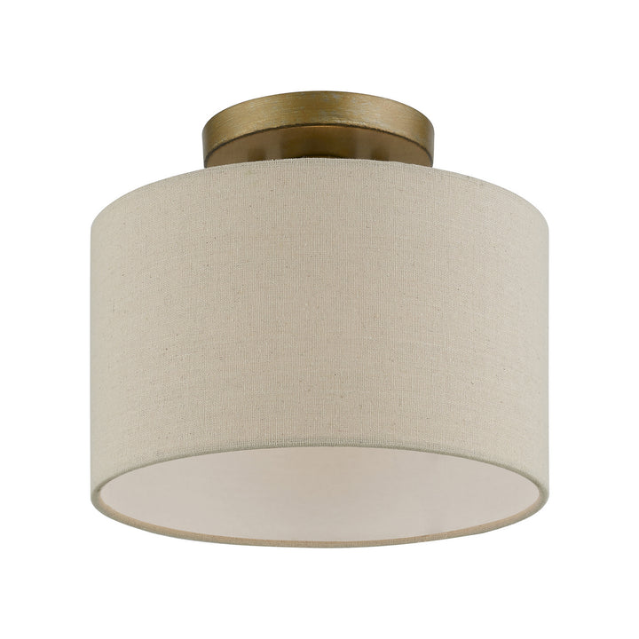 Livex Burnett 45422-48 Ceiling Light - Antique Gold Leaf