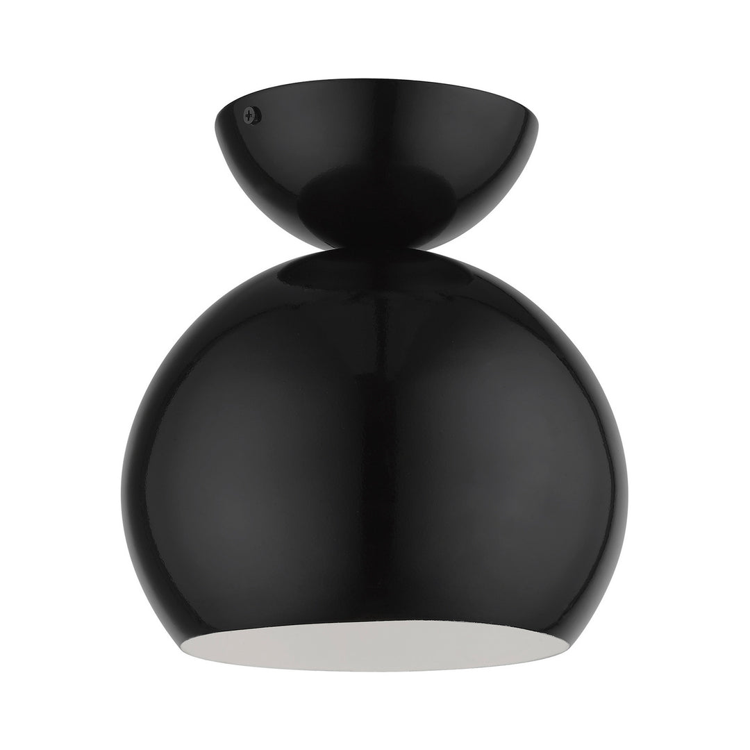 Livex Stockton 45487-68 Ceiling Light - Shiny Black