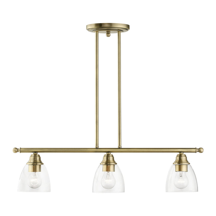 Livex Montgomery 46337-01 Pendant Light - Antique Brass