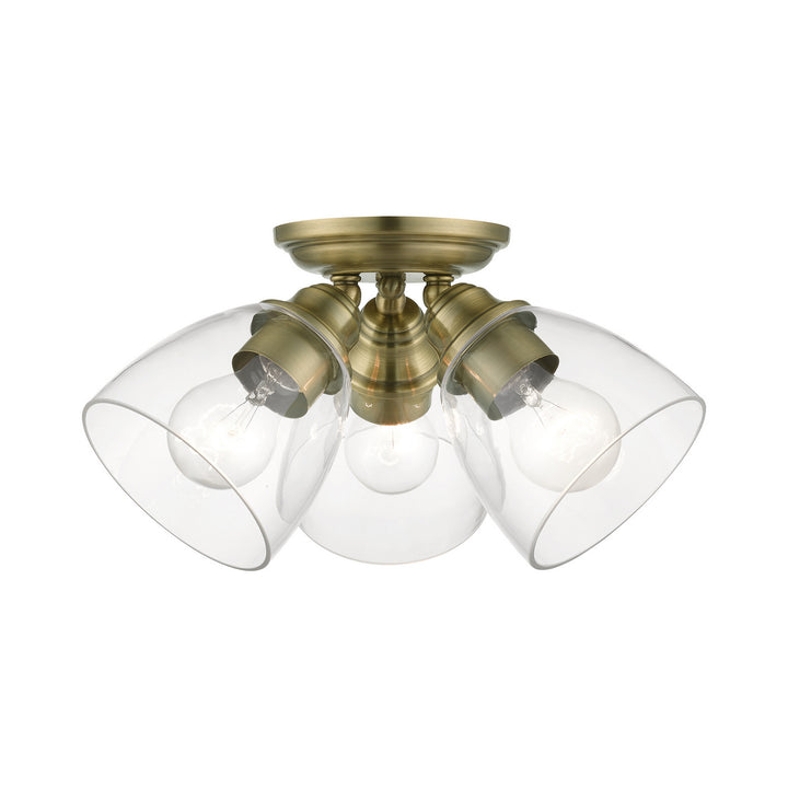 Livex Montgomery 46339-01 Ceiling Light - Antique Brass