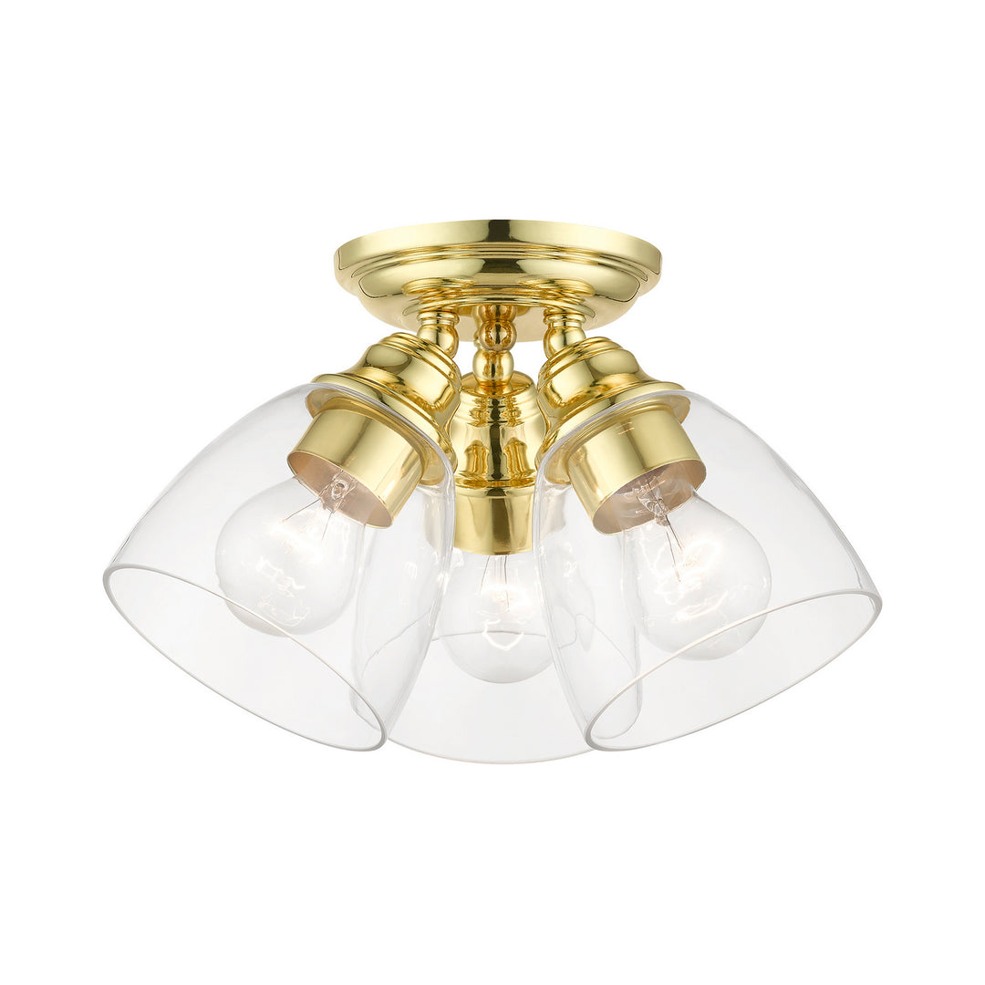 Livex Montgomery 46339-02 Ceiling Light - Polished Brass