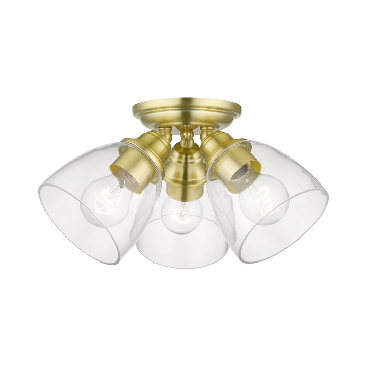 Livex Montgomery 46339-12 Ceiling Light - Satin Brass