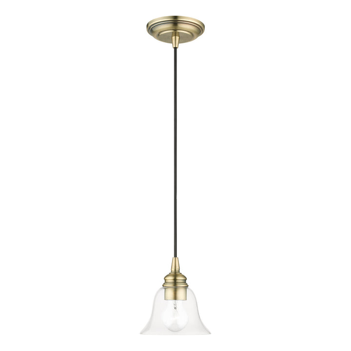 Livex Moreland 46480-01 Pendant Light - Antique Brass