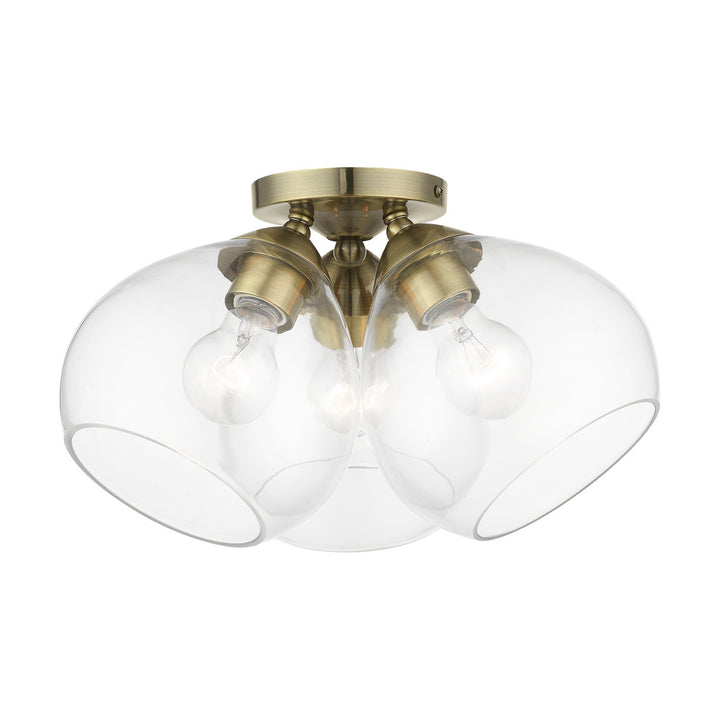 Livex Catania 46502-01 Ceiling Light - Antique Brass