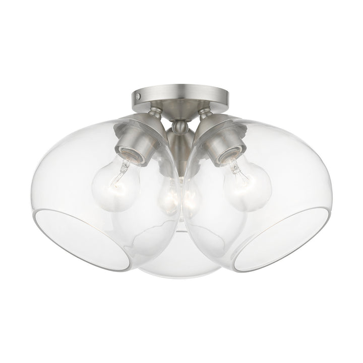 Livex Catania 46502-91 Ceiling Light - Brushed Nickel