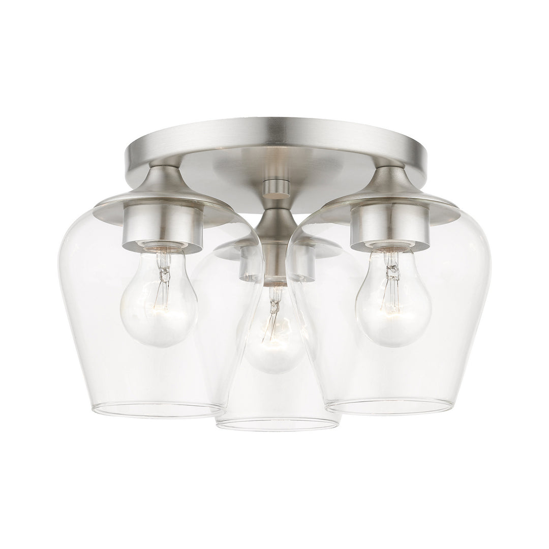 Livex Willow 46723-91 Ceiling Light - Brushed Nickel