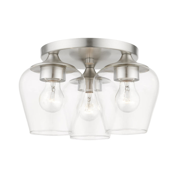 Livex Willow 46723-91 Ceiling Light - Brushed Nickel