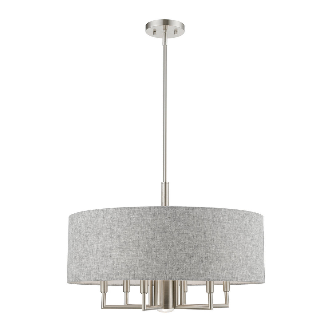 Livex Dakota 46736-91 Chandelier Light - Brushed Nickel