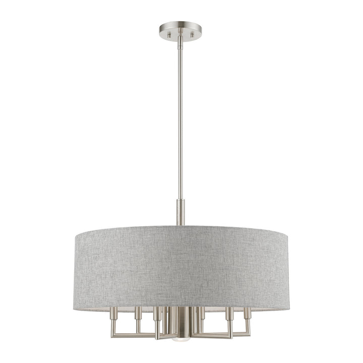 Livex Dakota 46736-91 Chandelier Light - Brushed Nickel