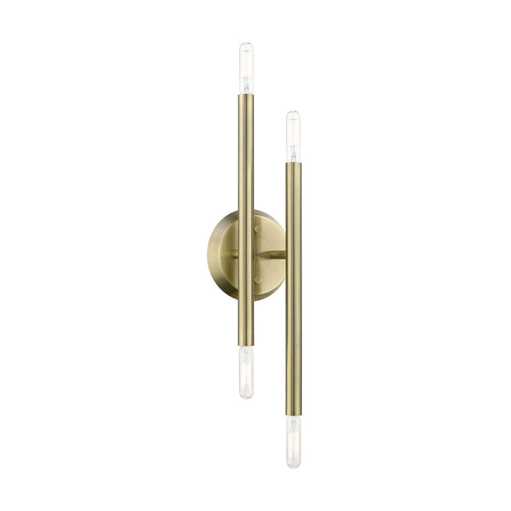 Livex Soho 46771-01 Wall Sconce Light - Antique Brass