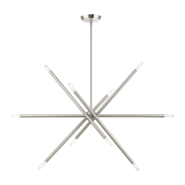 Livex Soho 46777-91 Chandelier Light - Brushed Nickel