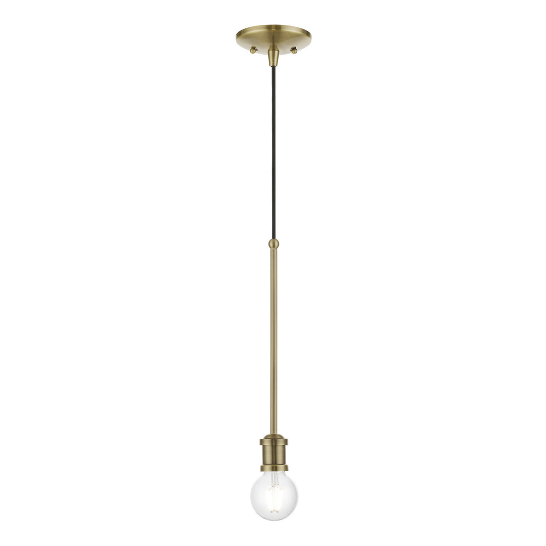 Livex Lansdale 47161-01 Pendant Light - Antique Brass