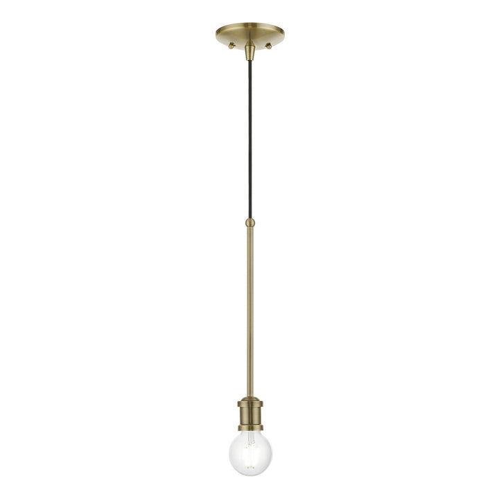 Livex Lansdale 47161-01 Pendant Light - Antique Brass