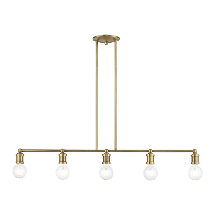 Livex Lansdale 47165-01 Pendant Light - Antique Brass