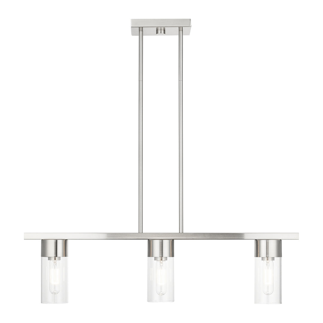 Livex Carson 48763-91 Pendant Light - Brushed Nickel