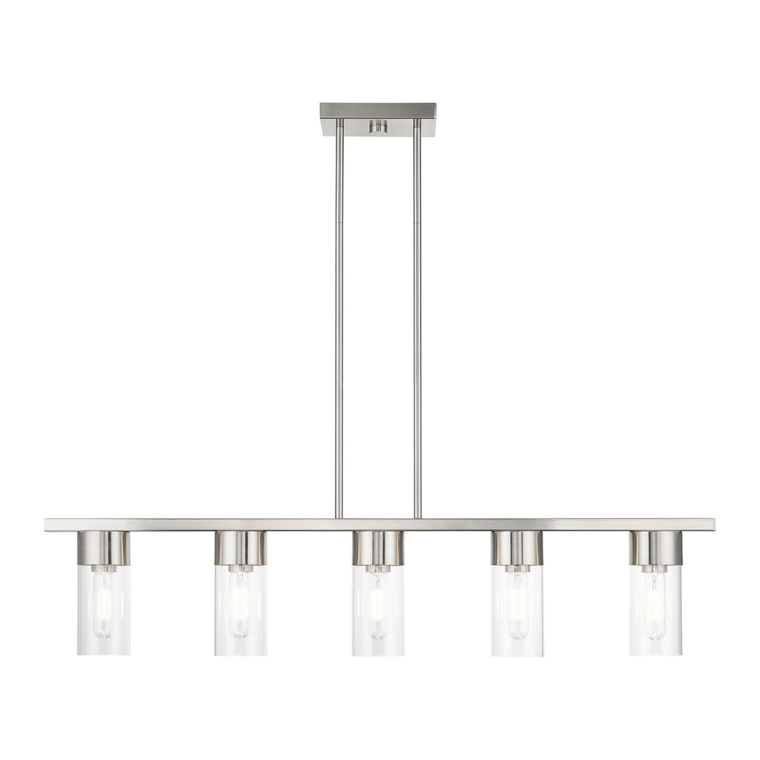 Livex Carson 48765-91 Pendant Light - Brushed Nickel