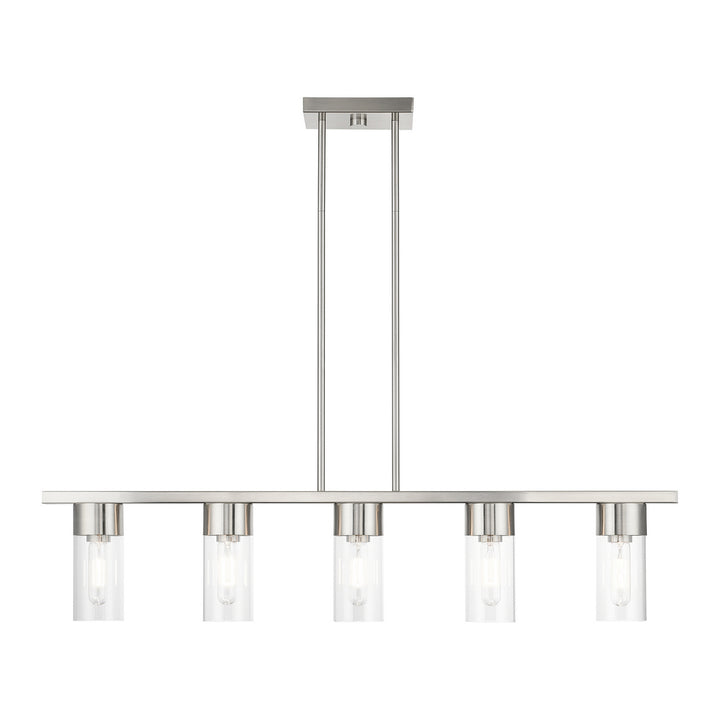 Livex Carson 48765-91 Pendant Light - Brushed Nickel