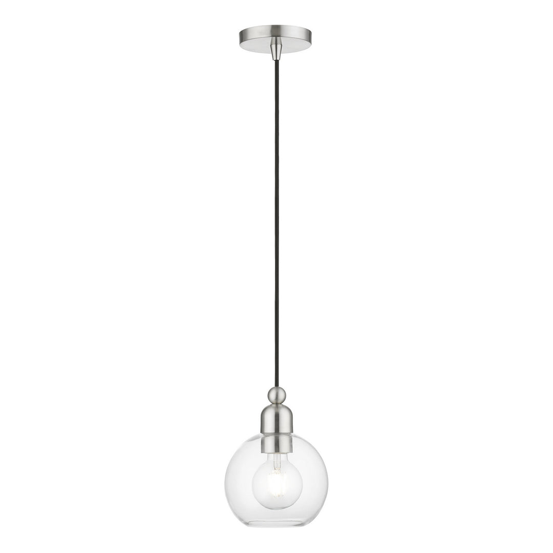 Livex Downtown 48971-91 Pendant Light - Brushed Nickel