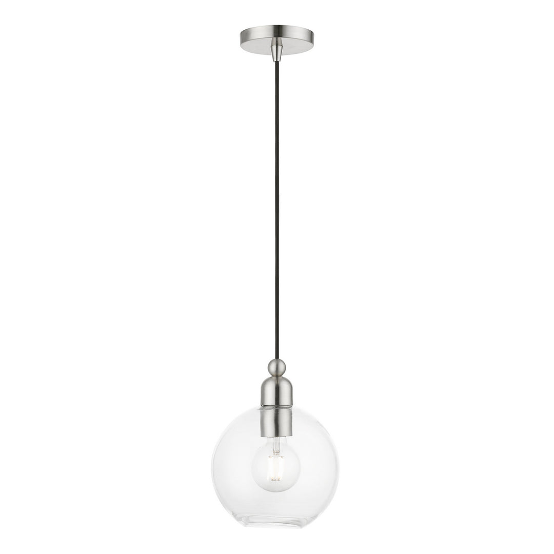 Livex Downtown 48972-91 Pendant Light - Brushed Nickel