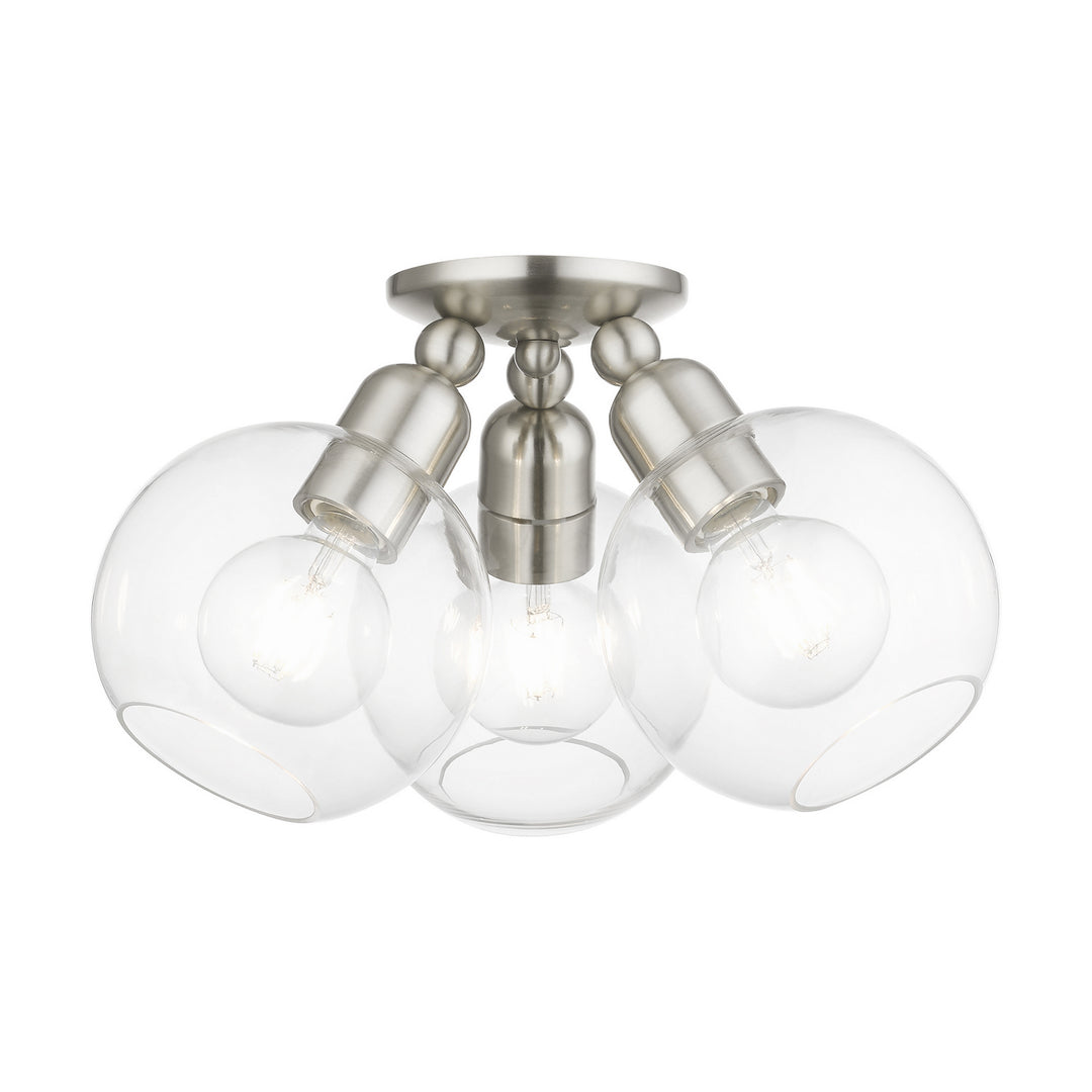 Livex Downtown 48978-91 Ceiling Light - Brushed Nickel