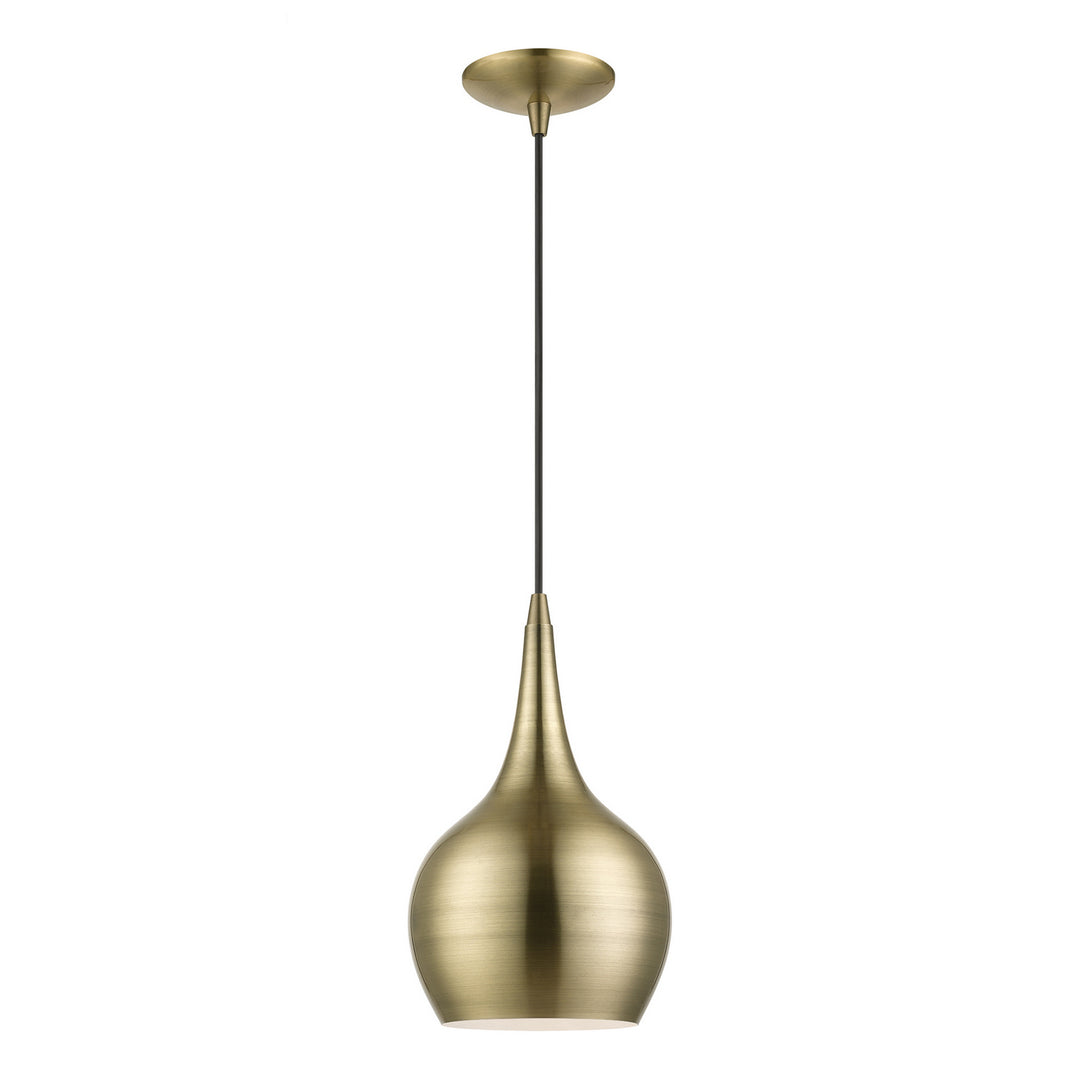 Livex Andes 49016-01 Pendant Light - Antique Brass