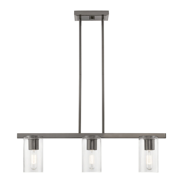 Livex Clarion 49273-46 Pendant Light - Black Chrome