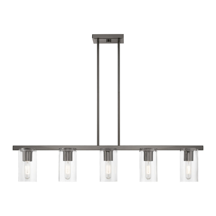 Livex Clarion 49275-46 Pendant Light - Black Chrome